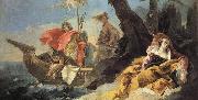 Giovanni Battista Tiepolo Rinaldo Abandons Armida painting